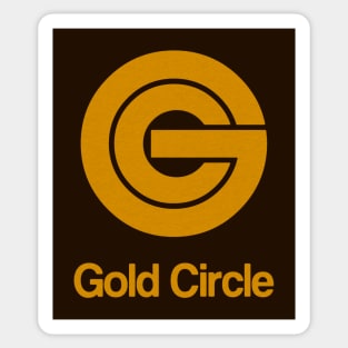 Gold Circle Discount Department Store Sticker